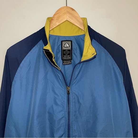 Nike ACG Outer Layer 3 Lightweight Windbreaker Vintage Jacket Blue Women’s Large - Picture 3 of 11